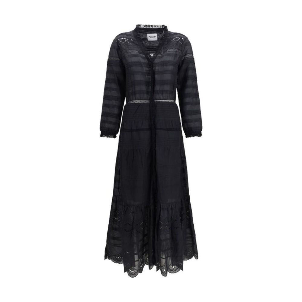 Marant Etoile Black Cotton Casual Women's Dress